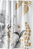 Zasłony - Zasłona prysznicowa z wzorem kwiatów, KELLY, 180 x 200 cm - miniaturka - grafika 1