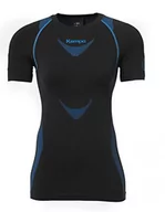 Bluzki damskie - Kempa Base Layer Attitude Pro Women z krótkim rękawem koszulka funkcyjna dla kobiet Niebieski, wielokolorowa, XS/S 200205901_schwarz/kempablau_XS/S - miniaturka - grafika 1