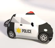 Kołdry i poduszki dla dzieci - Poduszka przytulanka 168 policja - miniaturka - grafika 1