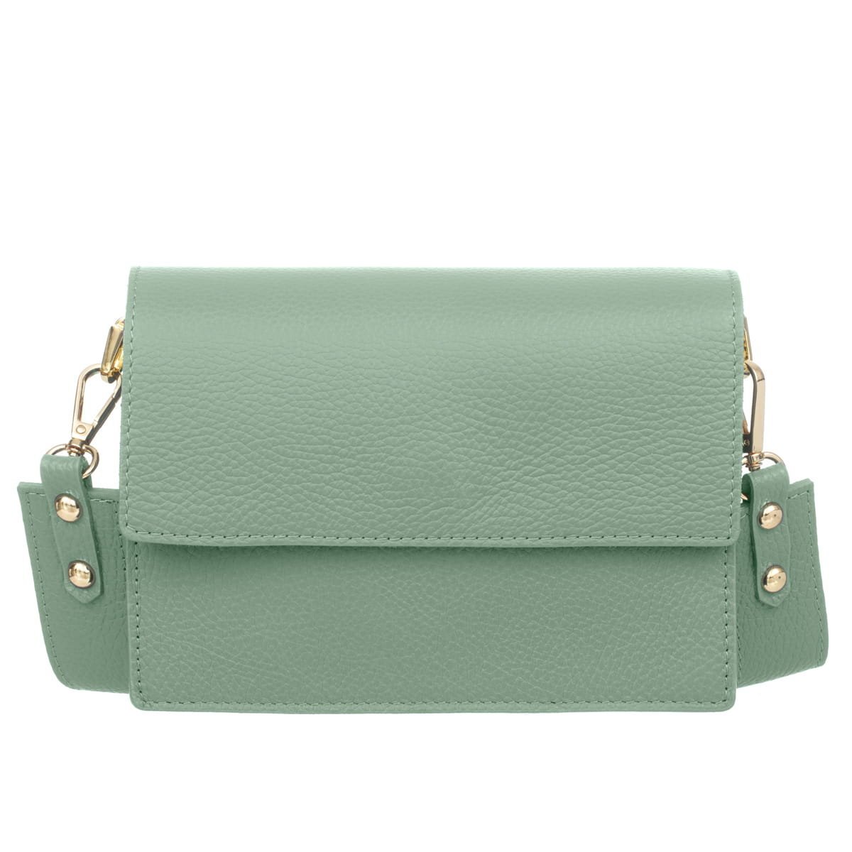 Mała Torebka Skórzana Vezze Frena Miętowa