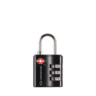 Lifeventure Kłódka TSA COMBI LOCK T-300 kolor czarny - Akcesoria turystyczne - miniaturka - grafika 2