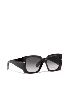 Okulary przeciwsłoneczne - Tom Ford Okulary przeciwsłoneczne Jacquetta FT0921 5401B Czarny - grafika 1