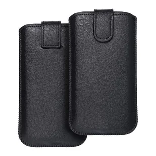 Forcell Futerał Skórzany Slim Kora 2 - do Nokia E52/515 czarny - Etui i futerały do telefonów - miniaturka - grafika 1