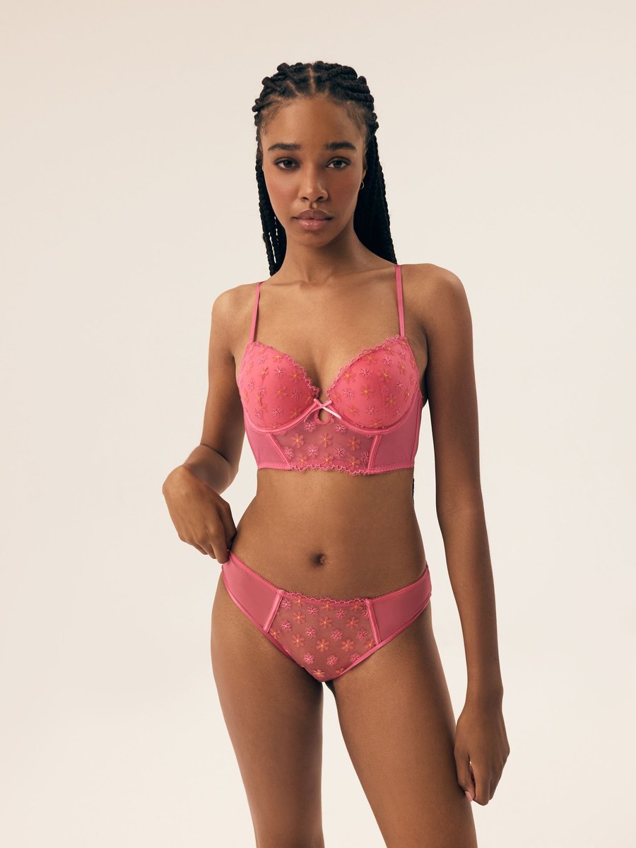 Biustonosz push-up Bloomy Esotiq ostry róż 80C