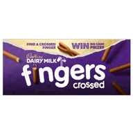 Ciastka - Cadbury Diary Milk Fingers chrupiące ciastka w mlecznej czekoladzie 189 g - miniaturka - grafika 1