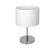 Lampy stojące - Milagro Lampka stołowa CASINO WHITE/CHROME 1xE27 ML6375 - miniaturka - grafika 1