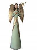 Ozdoby bożonarodzeniowe - ANIOŁ FIGURA Z METALU DEKORACJA ŚWIĄTECZNA 170 CM - miniaturka - grafika 1