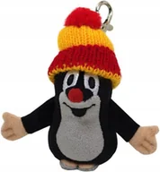 Maskotki i pluszaki - Pluszowy breloczek Krecik w kolorowej czapeczce 10 cm oryginalny z Czech - miniaturka - grafika 1
