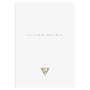 Zeszyt Clairefontaine Flying Spirit A5, linie, biały - Zeszyty szkolne - miniaturka - grafika 1
