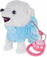 Lalki dla dziewczynek - UROCZY INTERAKTYWNY PRZYTULANKA PIESEK CHODZI ZABAWKA DLA DZIECKA NAPREZENT - miniaturka - grafika 1