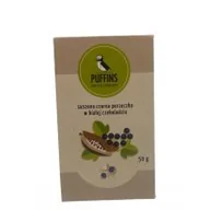 Bakalie - Puffins Czarna porzeczka w białej czekoladzie 50 g - miniaturka - grafika 1