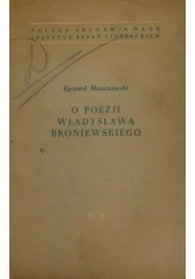 O poezji Władysława Broniewskiego - Poezja - miniaturka - grafika 1