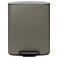 Kosze na śmieci - Brabantia Kosz na śmieci Bo Pedal Bin 60L ciemnooliwkowy 211409 - miniaturka - grafika 1