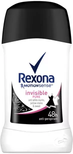Rexona sztyft Invisible Pure 50ml - Dezodoranty i antyperspiranty dla kobiet - miniaturka - grafika 1