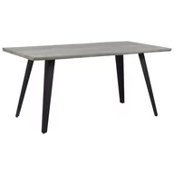 Stoły - BLmeble Stół do jadalni 160 x 90 cm szare drewno WITNEY 4251682256346 - miniaturka - grafika 1