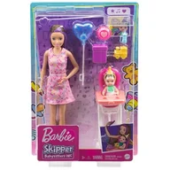 Lalki dla dziewczynek - Mattel Skipper. GRP40 Opiekunka z małą laleczką - miniaturka - grafika 1