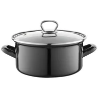 Garnki - Fl1 GARNEK EMALIOWANY PROSTY NISKI METALICO Z/P 20CM 2,9L 000-GAR-20LOWMETALICO + 000-GAR-20LOWMETALICO - miniaturka - grafika 1