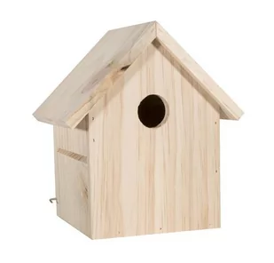Vitapol Lęgówka dla ptaków drewniana 17x15,5x20,5cm do montażu farby w zestawie - Klatki i wyposażenie dla ptaków - miniaturka - grafika 1