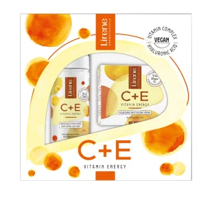 LIRENE SET C+E Nawilżajaca Pianka Myjąca 150ml + Odżywczy Krem Nawilżający 50ml - Kremy do twarzy - miniaturka - grafika 1