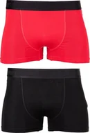 Majtki męskie - 4f Bokserki męskie 4F M027 czerwone, czarne 4FAW23UBXSM027 91S S - miniaturka - grafika 1