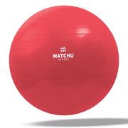 Piłki do ćwiczeń - Piłka fitness czerwony 55 cm - miniaturka - grafika 1