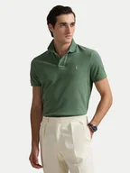 Koszulki męskie - Polo Ralph Lauren Polo 710536856465 Zielony Slim Fit - miniaturka - grafika 1
