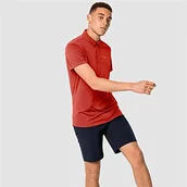 Koszulki męskie - Jack Wolfskin Męska koszulka polo Jwp Polo czerwony Lava Red L 1807131 - miniaturka - grafika 1
