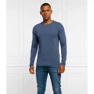 Koszulki męskie - Tommy Hilfiger Longsleeve | Slim Fit | stretch - grafika 1