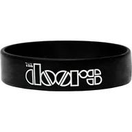 Bransoletki - The Doors Black Wristband Gummy Rubber Bracelet Band Logo Name Gift Official - miniaturka - grafika 1