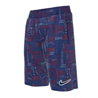 Odzież sportowa dziecięca - Szorty kąpielowe dziecięce Nike Logo Mashup 8" Volley - miniaturka - grafika 1