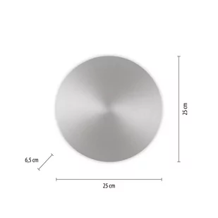 Paul Neuhaus Kinkiet LED na baterię Puntua Ø 25 cm aluminium - Lampy ścienne - miniaturka - grafika 3
