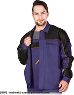 Odzież robocza - R.E.I.S. PRO-J - BLUZA OCHRONNA - niebiesko-czarno-pomarańczowy M - miniaturka - grafika 1