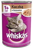 Mokra karma dla kotów - Whiskas Adult - mięsne kawałki w sosie, dla dorosłych kotów - puszka z kaczką i - miniaturka - grafika 1