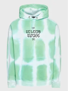 Volcom Bluza Trippin Dye A4112306 Zielony Loose Fit - Bluzy męskie - miniaturka - grafika 1