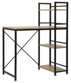 Biurka - Biurko B-036 Czarny / Dąb - miniaturka - grafika 1