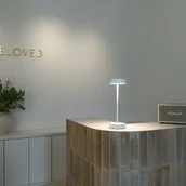 Lampy ogrodowe - SLV Lampa akumulatorowa LED Vinolina, biały, CCT, aluminium, wysokość 32,3 cm - miniaturka - grafika 1