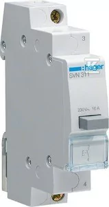 Hager Przycisk sterowniczy SVN311 16A 1Z SVN311 - Wyłączniki światła i elektryczne - miniaturka - grafika 1