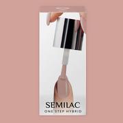 Kosmetyki do stylizacji włosów - Semilac One Step Hybrid lakier hybrydowy 5ml S210 French Beige - miniaturka - grafika 1