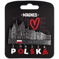 Magnesy - PAN DRAGON Magnes I love Poland Wrocław ILP-MAG-E-WR-26 - miniaturka - grafika 1