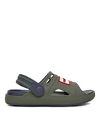Buty dla chłopców - Hunter Klapki P4047539-CH Khaki - miniaturka - grafika 1