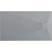 Brodziki prysznicowe - Brodzik prostokątny szary struktura kamienia smc 100x80 Magnum Grey Rea - miniaturka - grafika 1