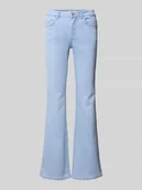 Spodnie damskie - Jeansy Bootcut o kroju slim fit z Mieszanka bawełny Model 'BLUSH' - miniaturka - grafika 1