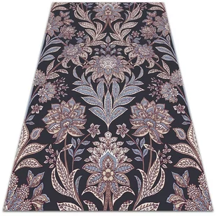 Modny winylowy dywan Nadruk Paisley 140x210 cm - Dywany - miniaturka - grafika 1