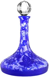 Kryształowa karafka ręcznie grawerowana cobalt - Karafki - miniaturka - grafika 1