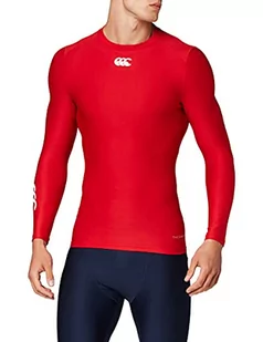 Canterbury Thermoreg Base Layer męska koszulka z długim rękawem czerwony Flagi czerwone S E546845-468-S - Koszulki męskie - miniaturka - grafika 1