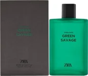 Wody i perfumy męskie - Perfumy Męskie Zara Green Savage 150ml Edt perfumy męskie kartonik - miniaturka - grafika 1