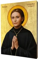 Ikony i obrazy sakralne - Ikona Świętej Gemmy Galgani - miniaturka - grafika 1