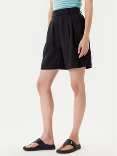 United Colors Of Benetton Bermudy 4AGHD901V Czarny Relaxed Fit - Spodenki damskie - miniaturka - grafika 1