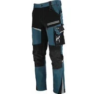 Odzież robocza - Spodnie Turkusowo-Czarne ze wstawkami ze stretchu, XL, CE Lahti - miniaturka - grafika 1