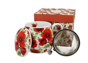 Duo Kubek baryłka z zaparzaczem LINA 430ml - Kubki - miniaturka - grafika 1